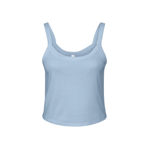 Bella + Canvas Ladies' Micro Ribbed Scoop Tank