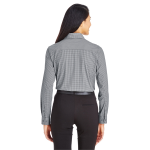 Devon & Jones CrownLux Performance® Ladies' Tonal Mini Check Woven Shirt