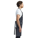 Artisan Collection by Reprime Unisex Domain Contrast Denim Bib Apron