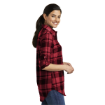 Port Authority Women's Plaid Flannel Tunic .